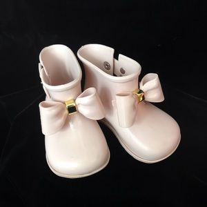 Mini Melissa Sugar Rain boots Size US 7